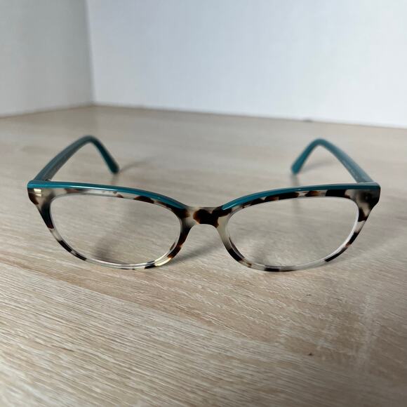 Prada VPR13V 475-1O1 Eyeglasses Teal Frames 53-17-145 Italy - Picture 2 of 8